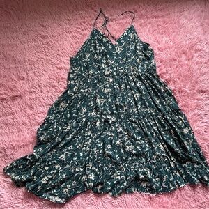 Maurices Floral Spaghetti Strap Dress